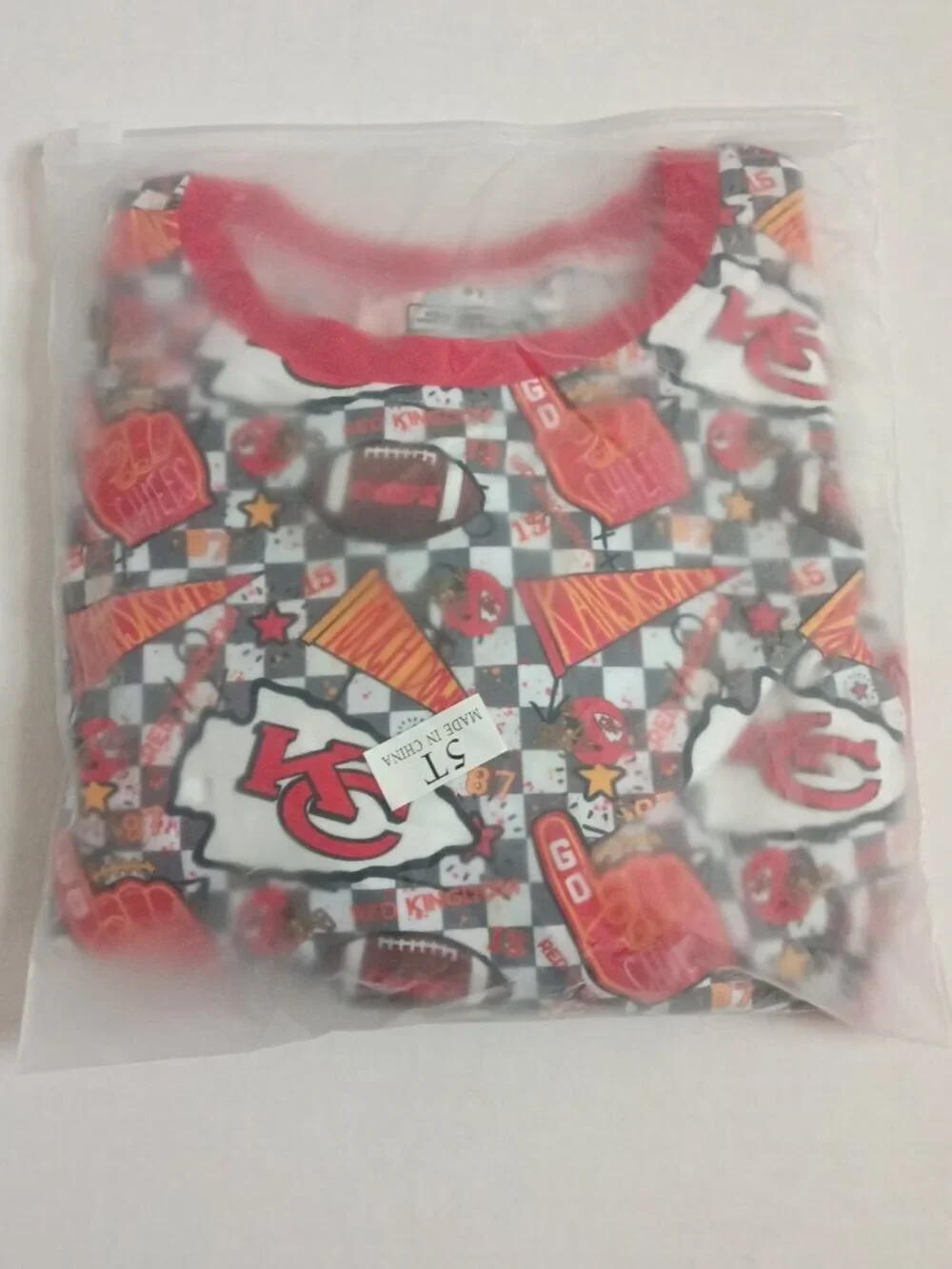 Game Day Football Bamboo Pajamas 5T | Cozy Kids Two Piece Set